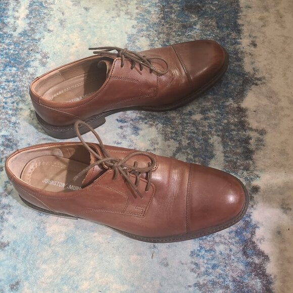 J & M Johnston & Murphy Brown Leather Wingtips Shoes | Size 10 - Picture 7 of 7
